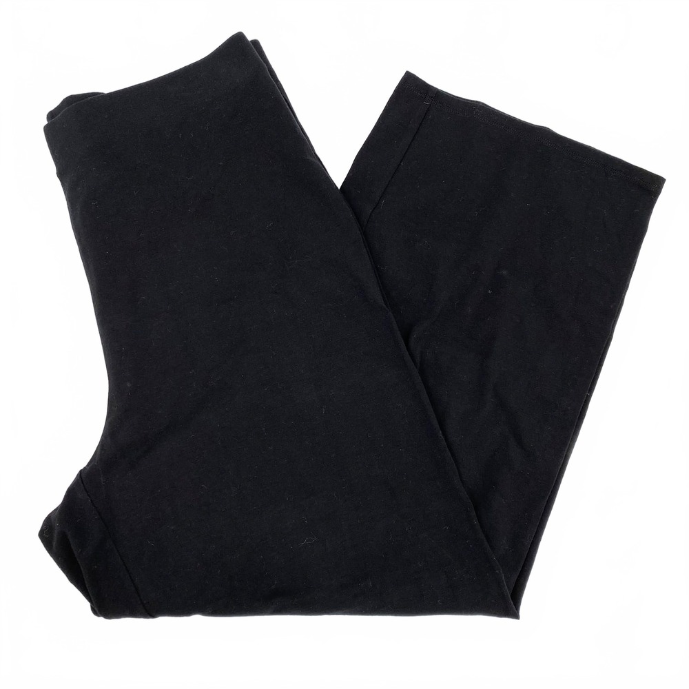 Eileen Fisher Wide Leg Pants | Women's M Black Cotton